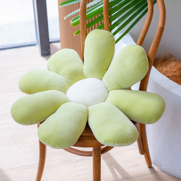 daisy flower plush cushion throw pillow for sofa