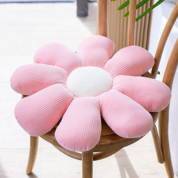 daisy flower plush cushion throw pillow for sofa