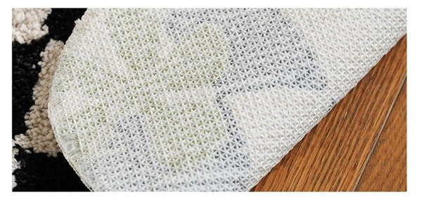 checkered checkerboard fun bathroom rug bath mat home decoration