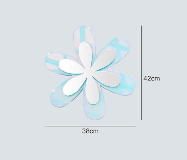 iridescent irregular rainbow pond nordic decorative mirror