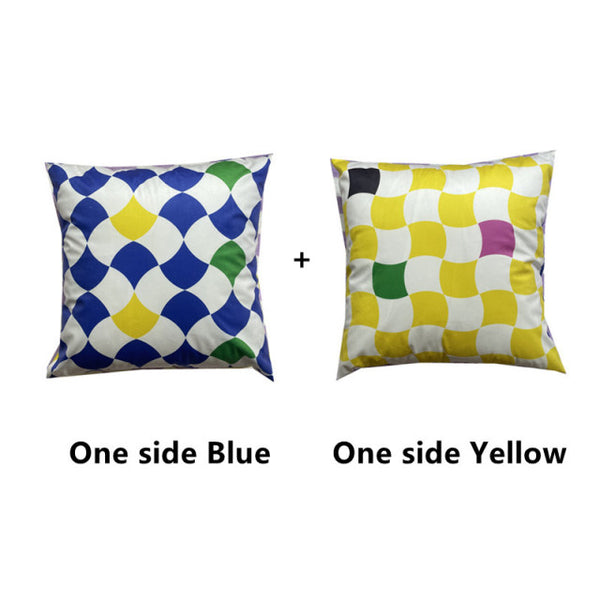 checkerboard color colourful throw pillows decorative cushion sofa bedroom decor kawaii colorful bedroom living room