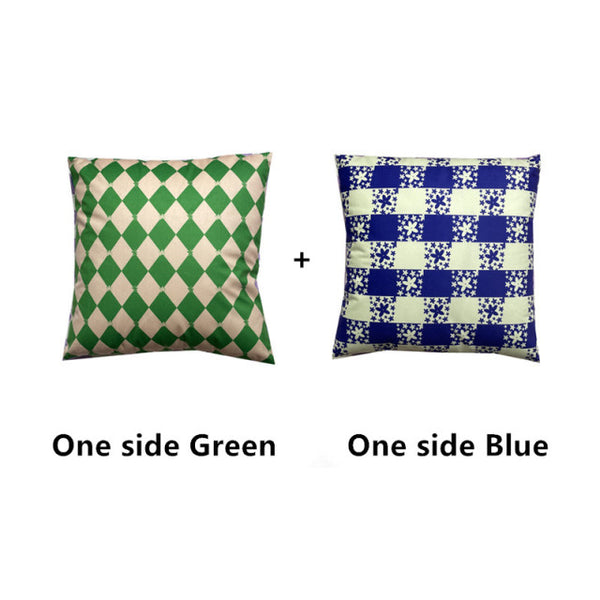 checkerboard color colourful throw pillows decorative cushion sofa bedroom decor kawaii colorful bedroom living room