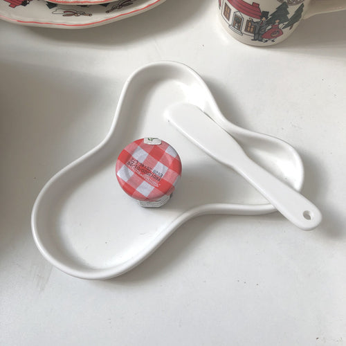 ceramic tray trinket dish cloud cosmetic organizer tray ashtray checkerboard pastel colours vanity table soap dish