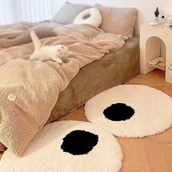 kids playroom area rug nursery decor bath mat bathroom rug googly eyes fun rug