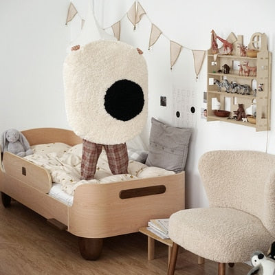 kids playroom area rug nursery decor bath mat bathroom rug googly eyes fun rug