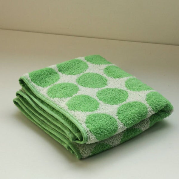 green dots cotton hand bath beach towel set bathroom accessories homewares