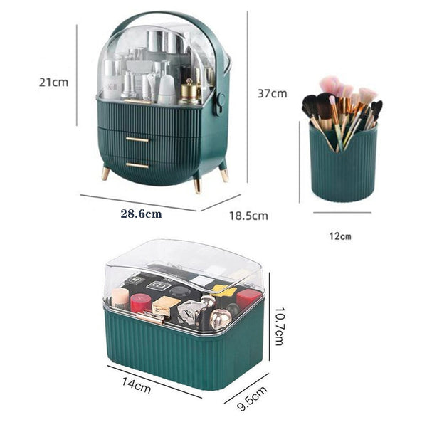luxury cosmetic makeup organizer storage cabinet