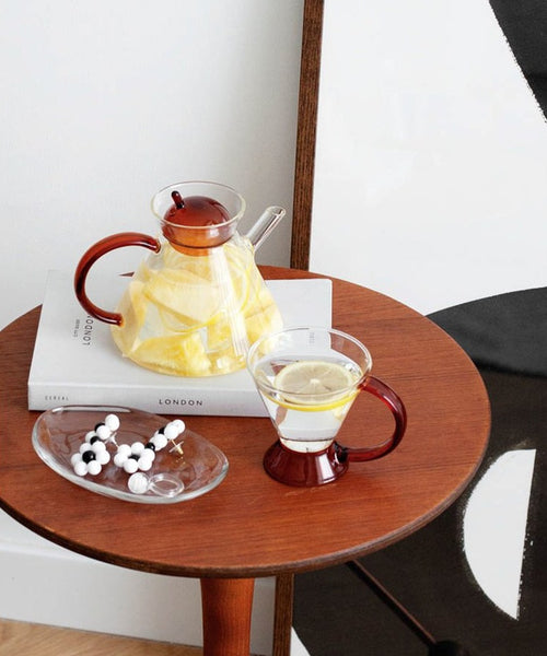 glass teapot and cup set MODERN high temperature kitchen and dining tea party