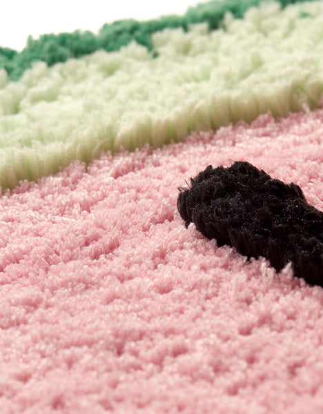 watermelon shaped bath mat bathroom rug