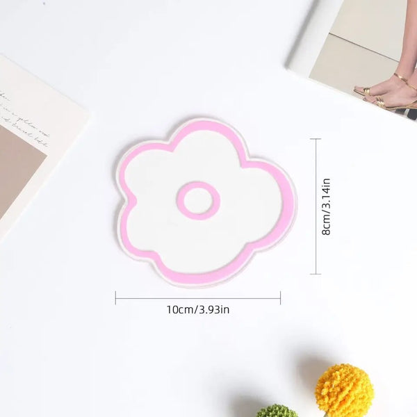 Acrylic Flower Coasters