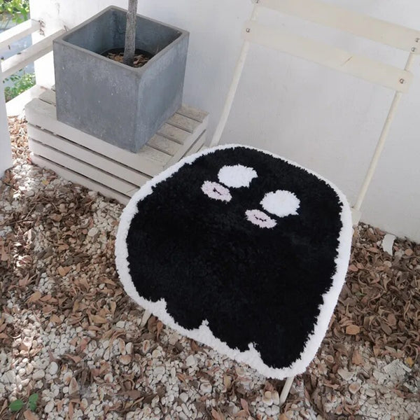 cute ghost black bathroom rug bath mat bathmat non slip home decor soft furnishing interior home decor design home accessories cute homewares