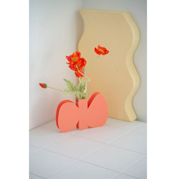 acrylic flower vase Morandi style 