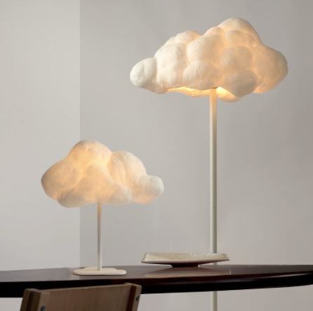CLOUD TABLE AND FLOOR LAMP