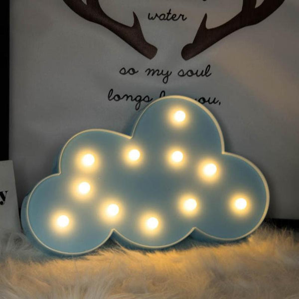 cloud moon star night lamps for nurseries  Edit alt text