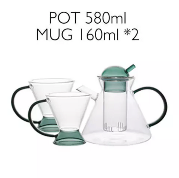 glass teapot and cup set MODERN high temperature kitchen and dining tea party