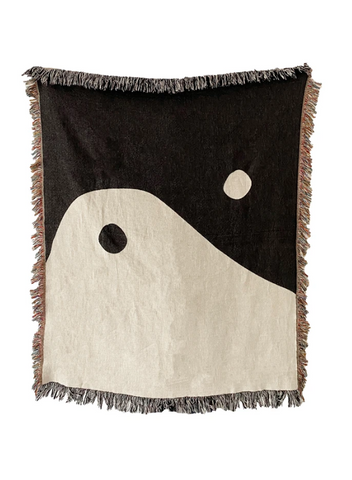 Yin and Yang Throw / Woven Blanket