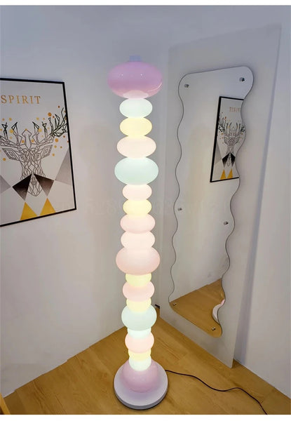 candy pastel table and floor lamp lighting decor home accessories cute nursery decor bedrom living room