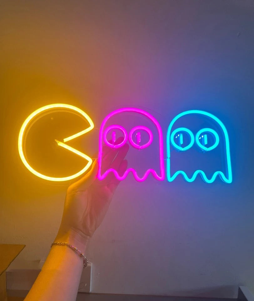 Pac-Man LED Neon Sign – Peppery Home