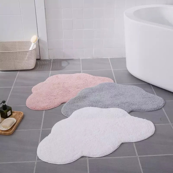cloud playroom nursery bathroom rug bath mat fun cute