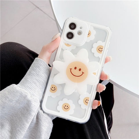 daisy flower iphone case holder popsocket girly cute