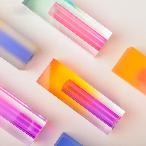 acrylic rainbow crystal vases home decor accessories