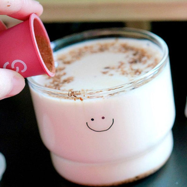 smiley heart glass tumbler glass mug cup coffee milk tea cute