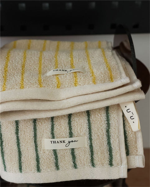cotton tea face bath beach towel striped  BATHROOM accessories