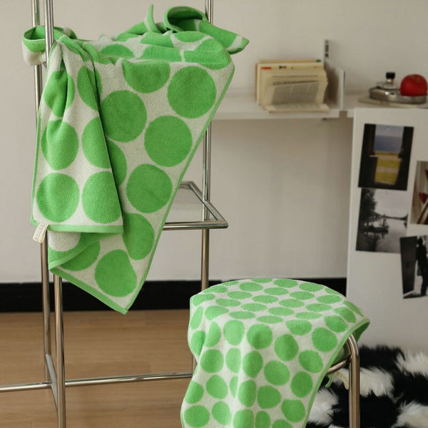 green dots cotton hand bath beach towel set bathroom accessories homewares